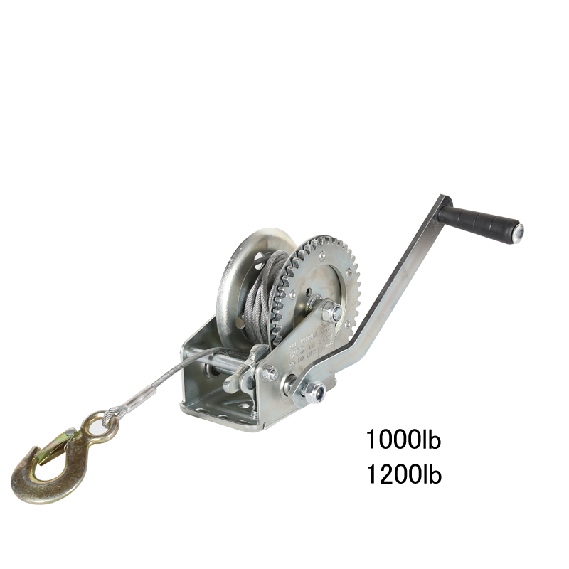 1000lb-1200lb Portable Hand Winch