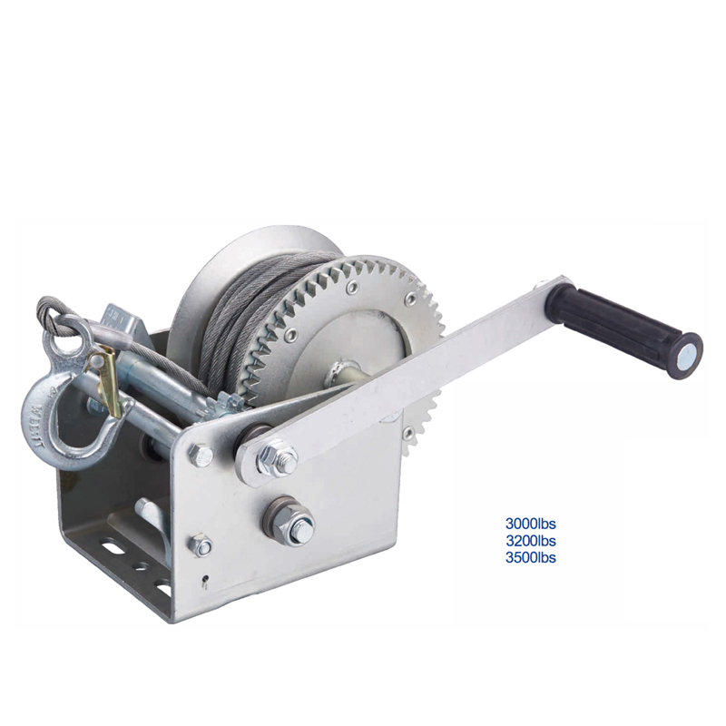 3000lb-3500lb Hand Crank Anchor Winch