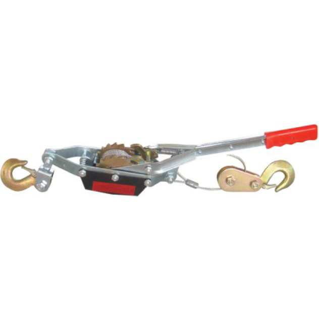 Double Gear Two Hooks 3t Ratchet Hand Puller